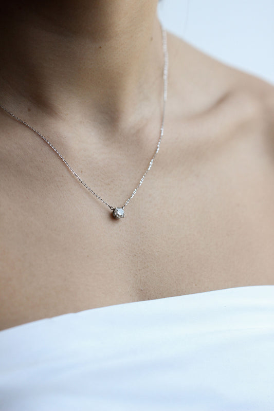 Dije de Diamante Redondo