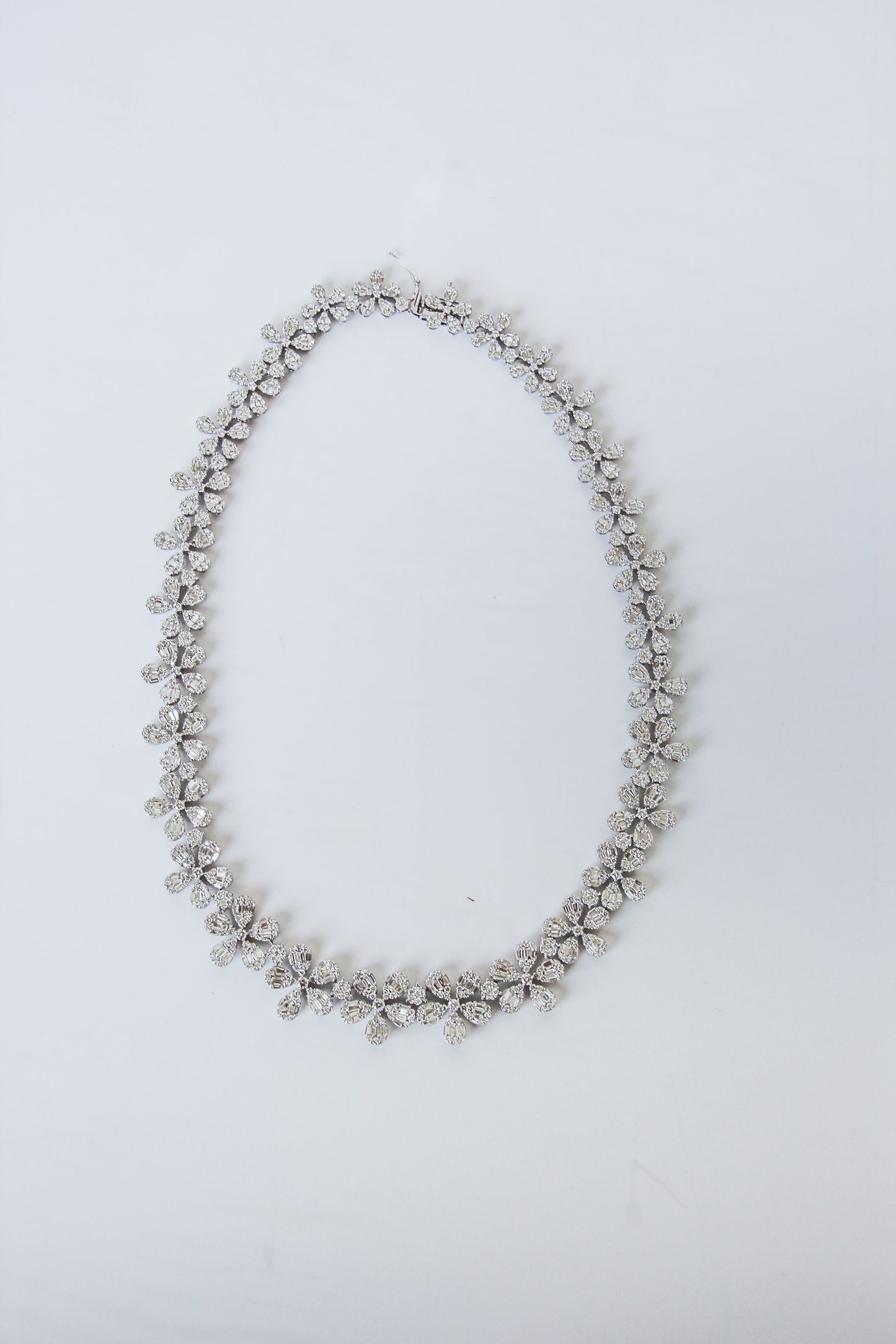 Collar Flores de Diamantes