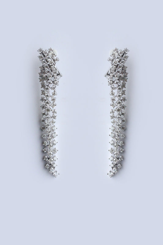 Drop Diamond Earrings